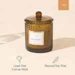 LA Jolie Muse Sahara Amber Candles: Luxury Scented Soy Candles in Glass Jars, Perfect Gifts for Men & Women, 75-Hour Burn Time, 10 oz. - Image 6