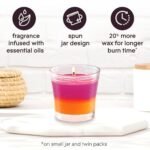 Glade 1-Wick Scented Candle Jar, 2-in-1 Hawaiian Breeze & Vanilla Passion Fruit, Essential Oil Air Freshener, 4.08 Oz, Pack of 2. - Image 4