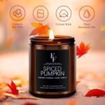 Scented Candle Set - 4 Natural Soy Wax Candles: Spice, Vanilla Cupcake, Apple Wreath, Hello Fall - Perfect Holiday Gift for Men & Women. - Image 5