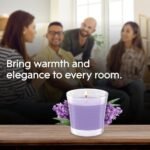 Glade 1-Wick Scented Candle Jar, Tranquil Lavender & Aloe, 4.08 Oz, Infused with Essential Oils. - Image 8