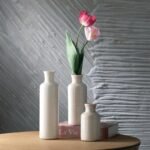 Sullivans White Ceramic Vase Set for Farmhouse Decor—Stylish Home Vases for Any Room (CM2333) - Image 2
