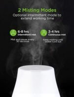 InnoGear Essential Oil Diffuser: 5-in-1 Aromatherapy Humidifier & Desk Diffuser with LED, Auto Off. - Image 3