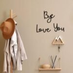Dripykiaa Love You Bye Wood Sign - Boho Wall Decor for Family, Lovers, and Valentine’s Day Gifts - Image 5
