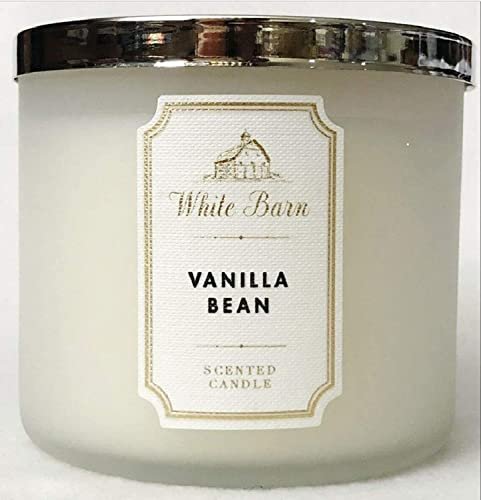 White Barn 3-Wick Candle by Bath & Body Works: Indulge Bath & Body Works White Barn 3-Wick Candle in Vanilla Bean
