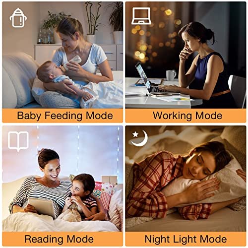 510zf6LkIL._SL500_.jpg Ambimall 64" Modern Floor Lamp with Remote, Dimmable Color Temperature & Brightness, 9W Bulb for Living Room, Bedroom, Office. - Image 5