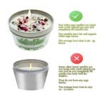 TOMOKO White Sage Candle with Sage Leaf, Rose, Lavender, Himalayan Salt & Essential Oils. - Image 6