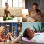 ORCHID AURA Soy Candles with Healing Crystals: Citrine, Rose Quartz, Amethyst. Set of 3, 2.47oz. Scents: Eucalyptus + Lemongrass, Jasmine + Sandalwood, Clary Sage + Lavender. - Image 7