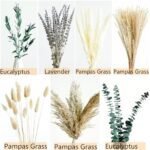 Boho Green Pampas Grass Bouquet – Stunning Lavender & Eucalyptus Dried Flowers for Rustic Decor. - Image 3