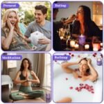 WarmEmbrace Lavender Candle, 7.6 oz Purple Jar, Natural Fragrance for Women, 40-Hour Burn – Perfect Gift! - Image 7
