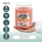 Candle-lite Sunlit Mandarin Berry Scented Candle, 18 oz, USA-Made, 110-Hour Burn Time, Aromatherapy Delight - Image 3