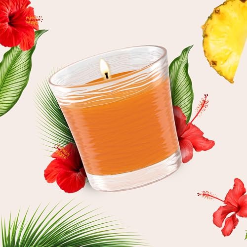 51L5LGT3RkL._SL500_.jpg Glade 1-Wick Hawaiian Breeze Scented Candle Jar, 4.08 Oz, 2-Pack, Infused with Essential Oils - Image 7