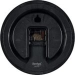 Bernhard Products 10-Inch Black Wall Clock: Silent, Non-Ticking Quartz Movement for Home, Office, Kitchen & Classroom. - Image 4