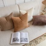 Set of 4 LANANAS 18x18 Inch Neutral Couch Throw Pillow Covers for Farmhouse Boho Decor - Image 4