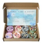 Tealight Soy Candles with Crystals And Herbs, Handmade Energy Candles, Healing Crystal Soy Candles, Aromatherapy Candles. (Mixed)