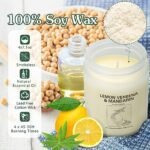 Natural Soy Wax Aromatherapy Candles - 4 Pack, 7.1oz, 240+ Hours Burn Time, Lavender Gifts for Women - Image 4
