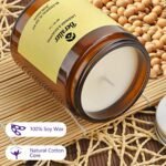 Bersiler Aromatherapy Candles: 7oz Lavender Eucalyptus Scented Soy Wax Candle for Stress Relief—Perfect Gift for Women on Birthdays or Christmas. - Image 4