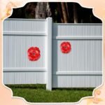 Daifunli 2-Piece Metal Poppy Flower Wall Decor Set - 3D Red Sculptures for Garden, Indoor, & Office, 10’’ & 8’’ - Image 6