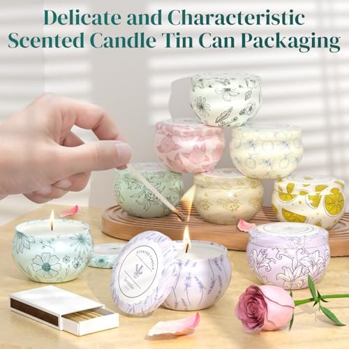 51SuB3Z1SXL._SL500_.jpg WarmEmbrace Scented Candle Set of 9 - Long-Lasting Gifts for Her, Perfect for Birthdays, Christmas, and Mother’s Day. - Image 5