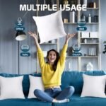 Utopia Bedding White Throw Pillows (Set of 4) - 18x18 Inch Decorative Stuffers for Sofa and Bed. - Image 5