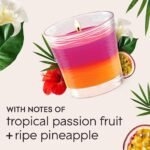 Glade 1-Wick Scented Candle Jar, 2-in-1 Hawaiian Breeze & Vanilla Passion Fruit, Essential Oil Air Freshener, 4.08 Oz, Pack of 2. - Image 5