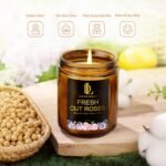 Fresh Cut Roses Scented Candle - 7oz Soy Candle Gift for Mother's Day, Lasts 50 Hours - Perfect Home Décor - Image 3