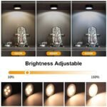 3-Pack Battery-Powered Magnetic Picture Lights with Remote, Dimmable Timer, and 3 Modes for Art Frames. - Image 3