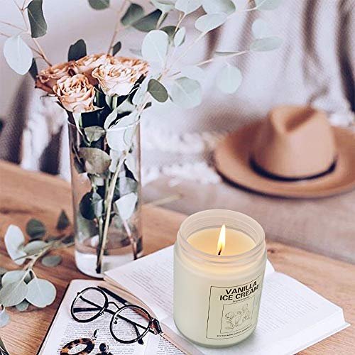 51YdOVFXEaL._SL500_.jpg Soy Wax Scented Candle Set - 4 Aromatherapy Candles, 35-Hour Burn Time, Perfect Gifts for Women. - Image 4