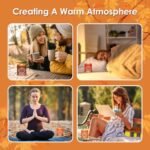 Holiday Candle Set: 4-Pack of Winter Scented Soy Candles (36oz) - Perfect Gifts for Men & Women! Scents: Cinnamon Clove, Spiced Pumpkin, Apple Pie, Hello Fall. - Image 7