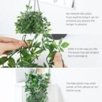 Whonline Artificial Hanging Plants - Small Potted Decor for Indoor/Outdoor Aesthetic Office & Living Room (1 Pack) - Image 3