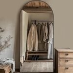 Oversized Arched Full-Length Mirror 76"x34" – Tall Standing & Hanging Body Mirror in Black Aluminum Frame for Bedroom & Living Room. - Image 3