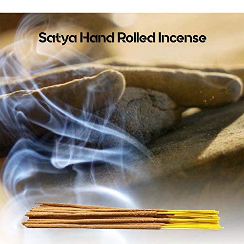 51c01rDopjL._SL500_.jpg Satya Incense Gift Set: Nag Champa, Dragon's Blood, Sandalwood, Patchouli & Lavender for Positive Vibes - 15g - Image 5