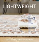 Zesthome 5x7 Area Rug: Ultra-Thin, Washable, Stain-Resistant, Anti-Slip for Living Room & Bedroom Decor. - Image 5