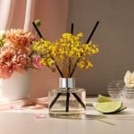 COCODOR White Jasmine Reed Diffuser Set 6.7oz - Home Fragrance with Sticks for Bathroom Decor - Image 6