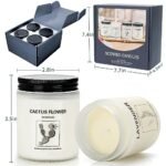4-Pack Lavender Scented Candles: 28 oz Aromatherapy Jar Set, Long-Lasting Natural Soy Wax Gift for Women. - Image 7