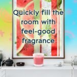 Glade Wonder Melon Limited Edition Candles, 8.16 oz Total, with Essential Oils - 2 Pack. - Image 3