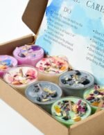 Handmade Tealight Soy Candles with Crystals and Herbs | Healing Energy & Aromatherapy Candles - Image 4
