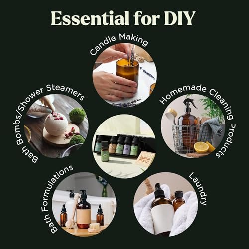 51hjW9pZTrL._SL500_.jpg Essential Oils Set - 6 Popular Blends for Diffusers, Aromatherapy & Candle Making (10mL) - Image 5