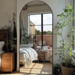 Oversized Arched Full-Length Mirror 76"x34" – Tall Standing & Hanging Body Mirror in Black Aluminum Frame for Bedroom & Living Room. - Image 9