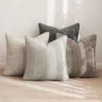 MIULEE Set of 4 Neutral Chenille Throw Pillow Covers 18x18 Inches for Boho Farmhouse Decor - Image 3