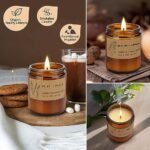 Aromatherapy Candle Gift Set: 4 Amber Jar Candles for Stress Relief, Meditation, Yoga & Spa - Perfect for Women! - Image 3