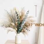 Boho Green Pampas Grass Bouquet – Stunning Lavender & Eucalyptus Dried Flowers for Rustic Decor. - Image 2