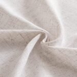 MIULEE 84-Inch Natural White Linen Curtains for Bedroom & Living Room, Soft Semi-Sheer Textured Drapes, 2 Panels - Image 8
