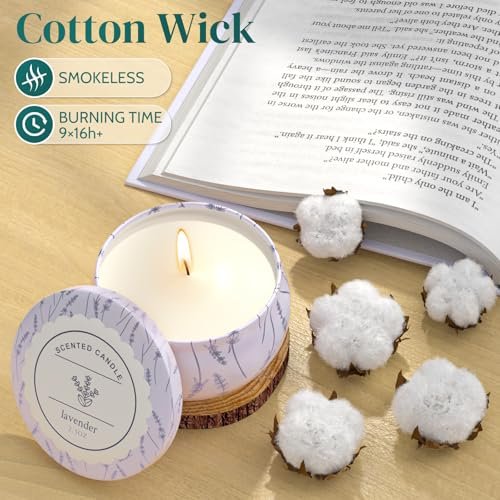 51pzJ277L._SL500_.jpg WarmEmbrace Scented Candle Set of 9 - Long-Lasting Gifts for Her, Perfect for Birthdays, Christmas, and Mother’s Day. - Image 4