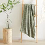 Geniospin 280GSM Soft Lightweight Throw Blanket – Fuzzy, Warm, and Breathable (Sage Green, 50"x60") - Image 8