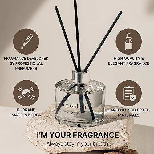 51ua4TRVoDL._SL500_.jpg COCODOR Signature Reed Diffuser Set - Refreshing Air, 6.7oz, Home Fragrance for Bath Decor. - Image 2