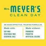Mrs. Meyer's Clean Day Honeysuckle Soy Candle: 35-Hour Burn, Made with Essential Oils, 7.2 Oz. - Image 5