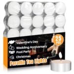 Unscented Tealight Candles – Mini Votive Tea Lights with Cotton Wick for Home, Weddings, and Events - Image 7