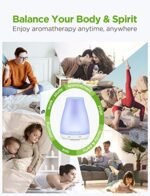 InnoGear Essential Oil Diffuser: 5-in-1 Aromatherapy Humidifier & Desk Diffuser with LED, Auto Off. - Image 7