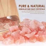 SALKING 2-in-1 Ultrasonic Essential Oil Diffuser & Himalayan Salt Lamp - 150ml, Auto Off, Cool Mist Humidifier - Image 2