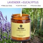 Bersiler Aromatherapy Candles: 7oz Lavender Eucalyptus Scented Soy Wax Candle for Stress Relief—Perfect Gift for Women on Birthdays or Christmas. - Image 2